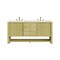 James Martin Vanities 72'' Double Vanity, Sunwashed Oak w/ 3 CM Eternal Marfil Quartz Top D404-V72-SWO-3EMR - alternate 1